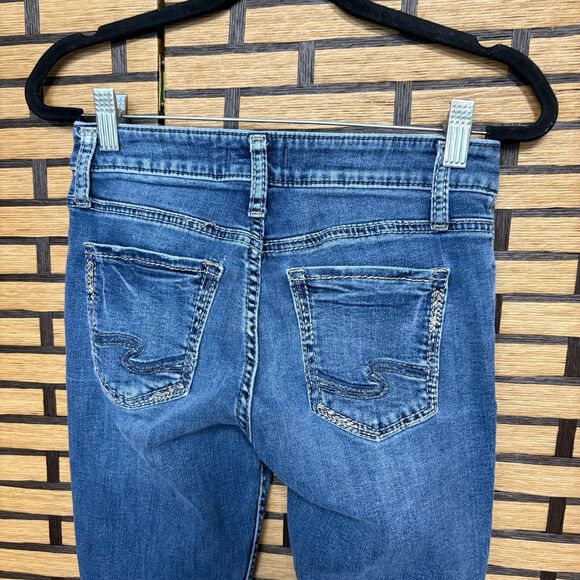Silver‎ Jeans Suki Straight Leg Jeans Size 25W/32L - Picture 6 of 9